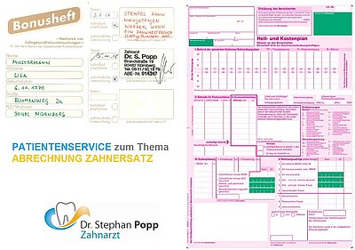 Patientenservice Abrechnung Zahnersatz