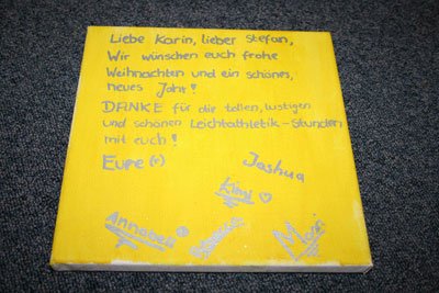 Die Leichtathletik Kids sagen Danke!