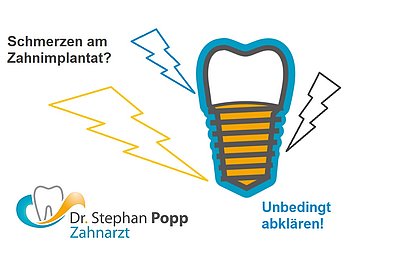 Schmerzen nach Zahnimplantat