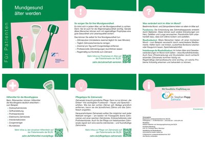 Senioren Zahnmedizin Zahnpflege Mundhygiene im Alter